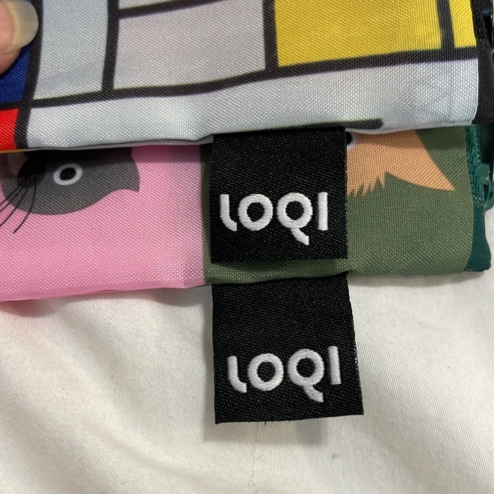 LOQI | Two | Mini | Zippered | Coin/Accessories/Essentials/Toiletries| Pouches - Picture 11 of 15